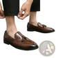 Tassel Loafers Polished Leather Slip on Shoes