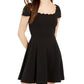 Vestido Skater Scalloped B. Darlin Juniors Preto Tamanho 11