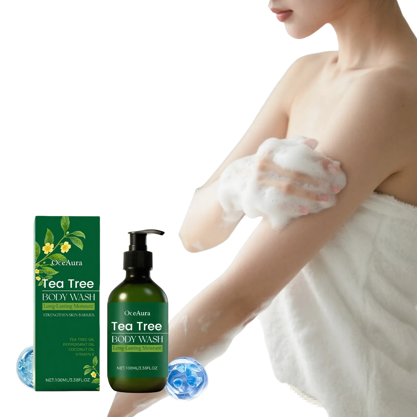 Tea Tree Body Wash Moisturizing Skin Cleanser 100ml