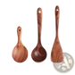 Teak Wood Kitchen Utensil Set Cooking Spoons 7pcs