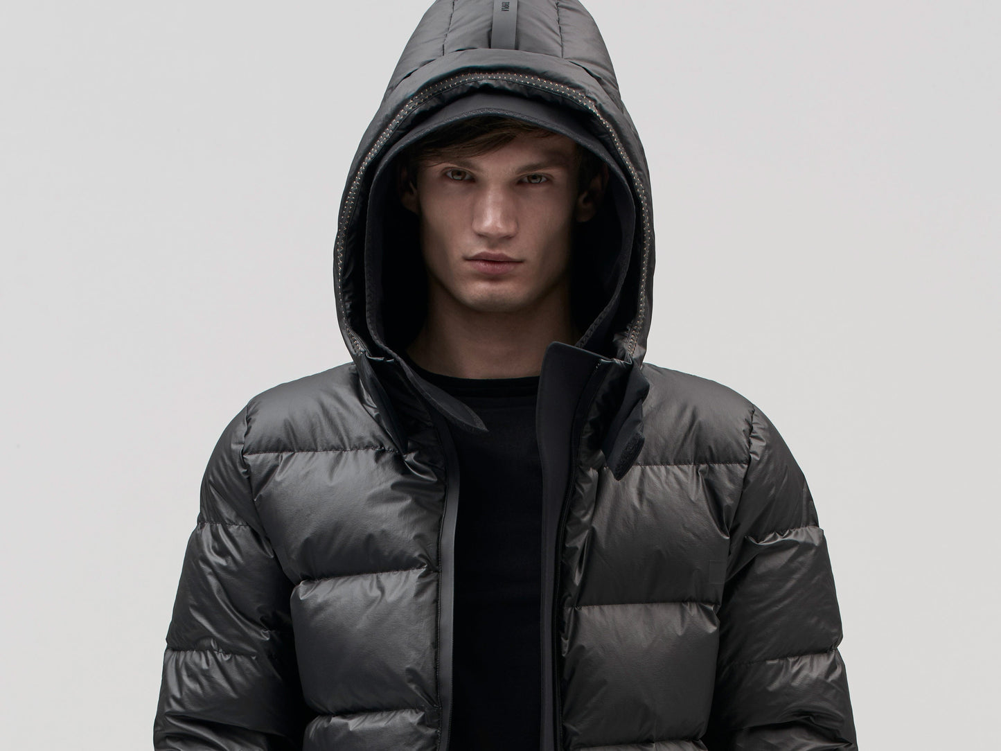 Membra Puffer Jacket - Black
