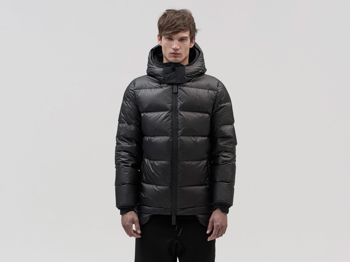 Membra Puffer Jacket - Black