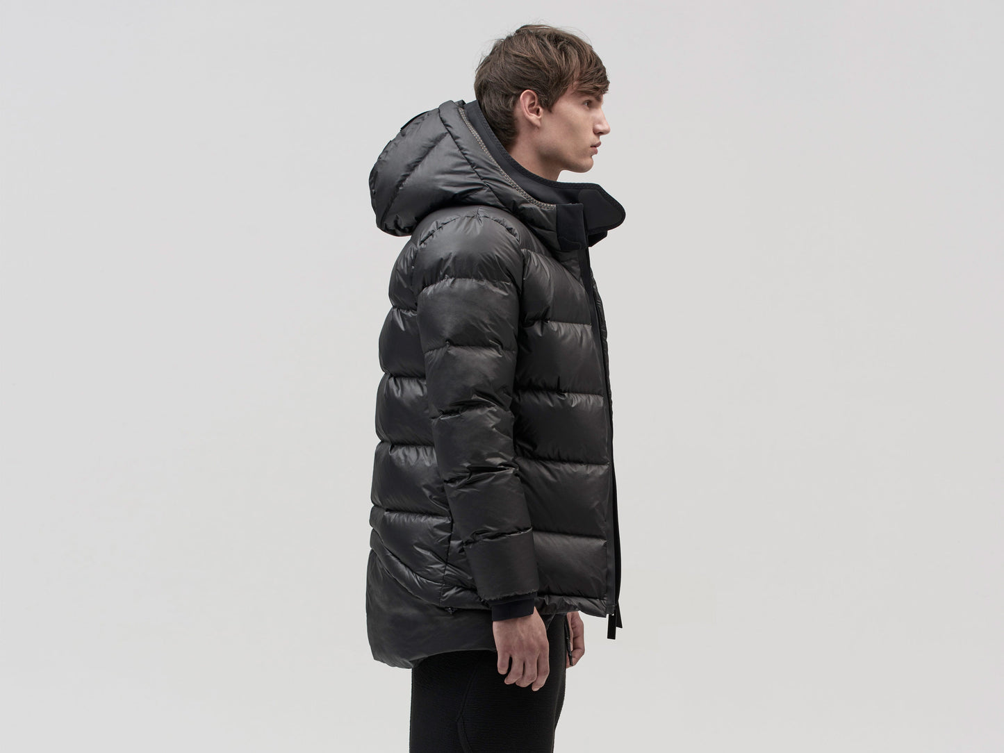 Membra Puffer Jacket - Black