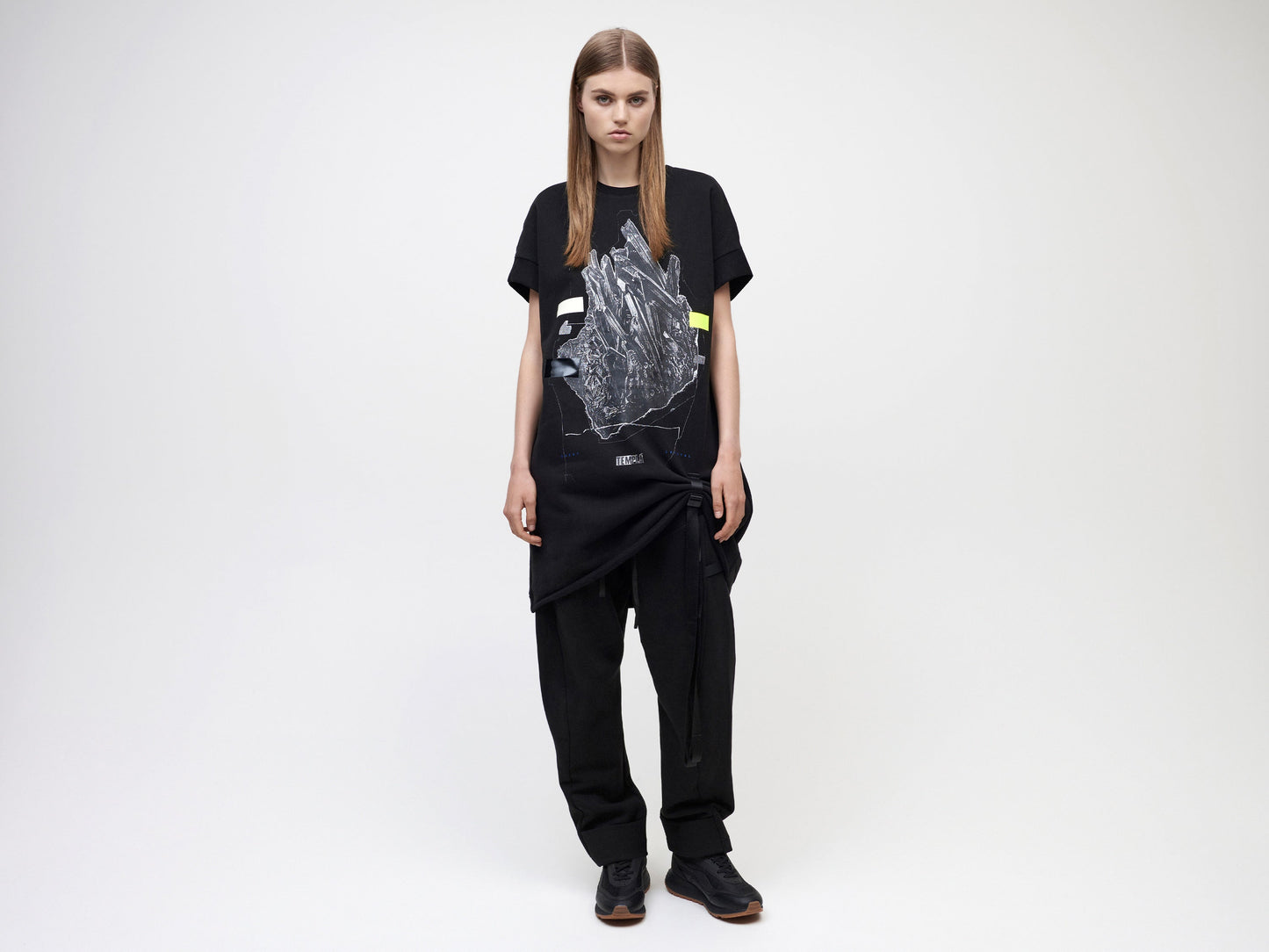 Palla Tee Ghost Crystal - Black