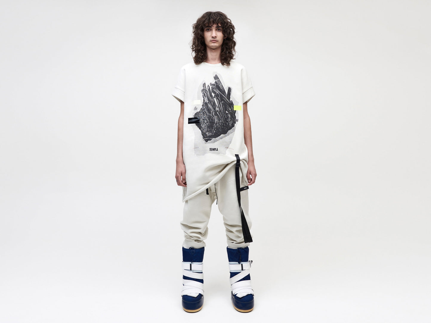 Palla Tee Ghost Crystal - Vaporous Grey