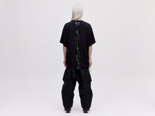 O.S Zip Back Tee - Black
