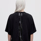 O.S Zip Back Tee - Black