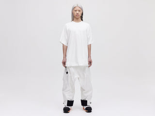 O.S Zip Back Tee - White
