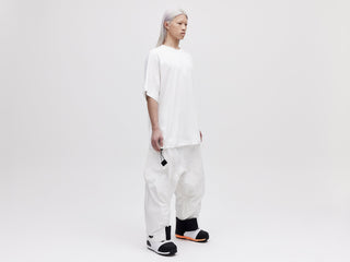 O.S Zip Back Tee - White