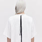 O.S Zip Back Tee - White