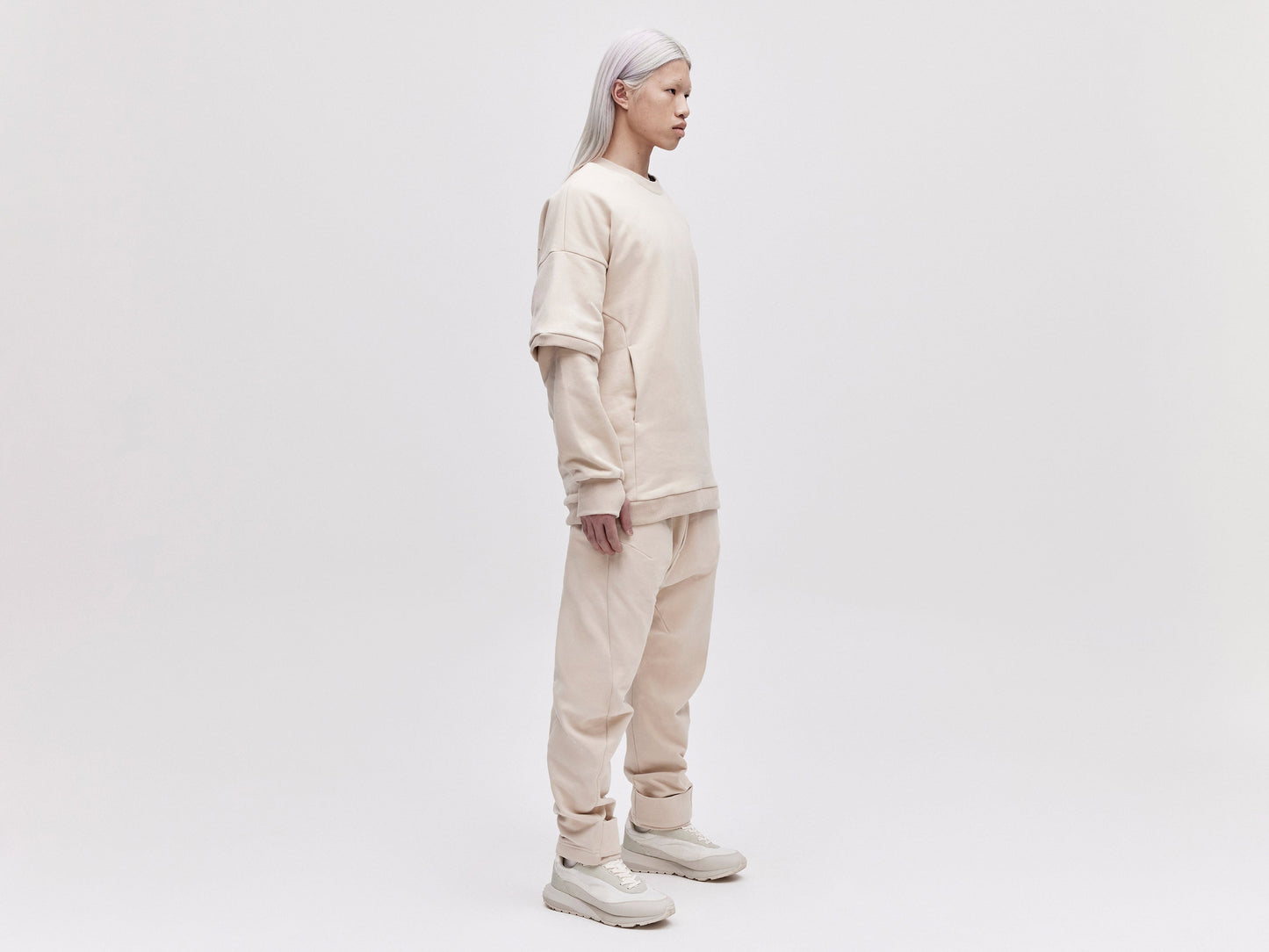 Layered Sweater - Fog