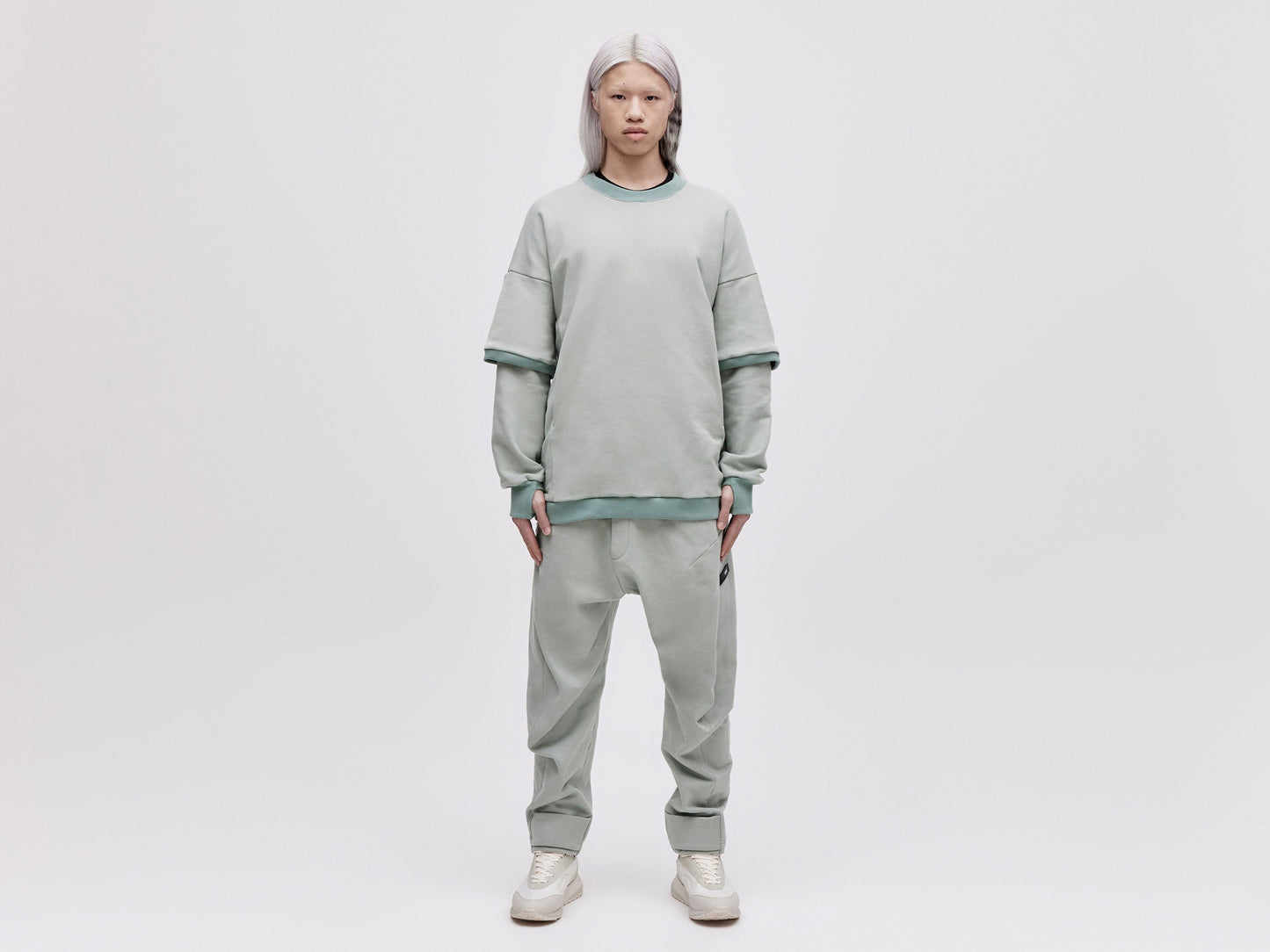 Layered Sweater - Jade