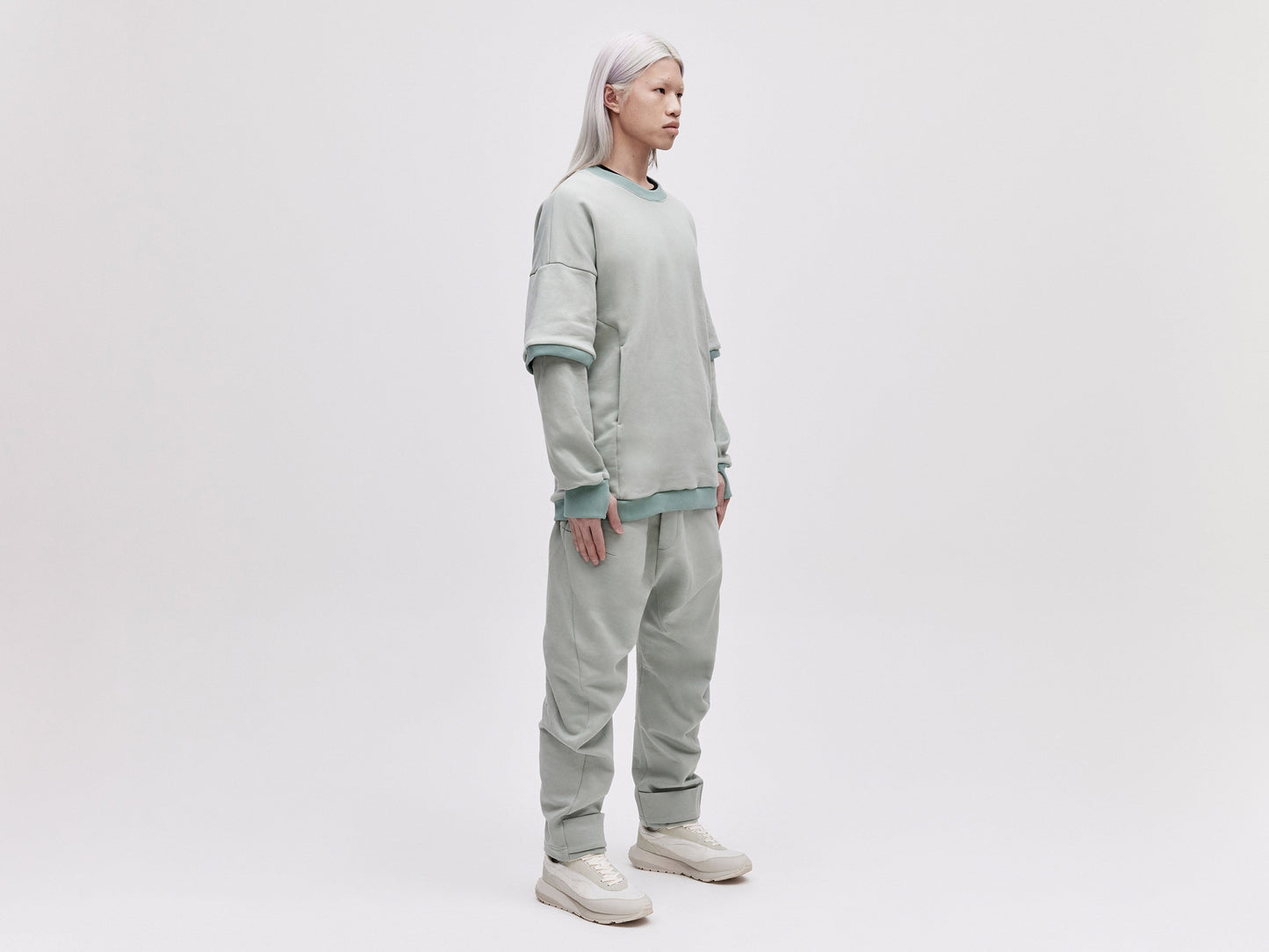 Layered Sweater - Jade