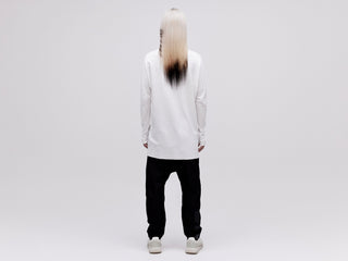 Layered Long Sleeve Tee - White