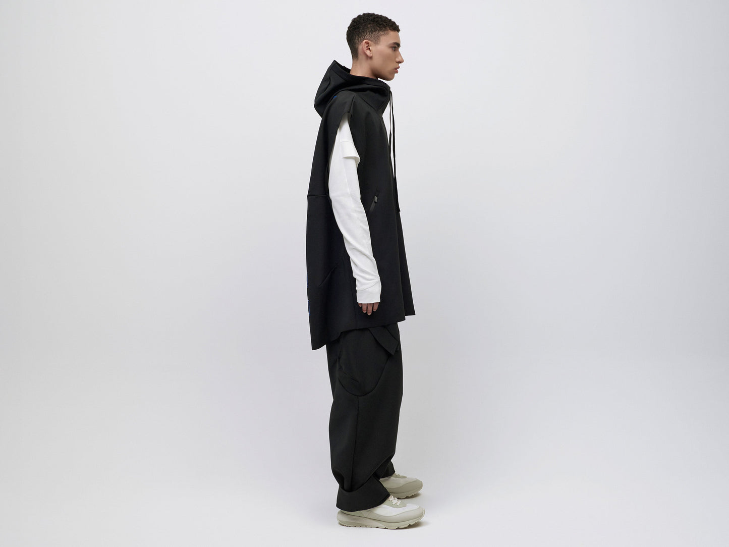 Pipe Hoodie Tank - Black