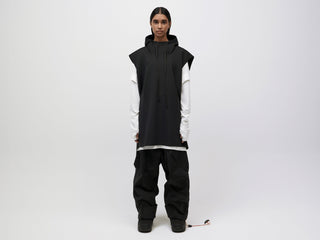 Pipe Hoodie Tank - Black