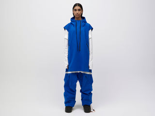 Pipe Hoodie Tank - Blue