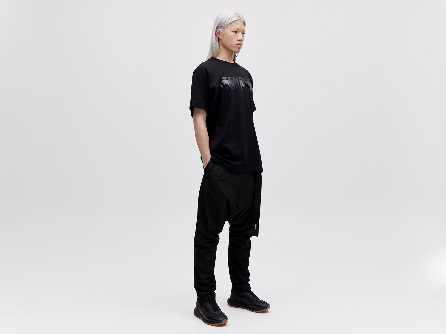 Dropped Crossover Pant - Black
