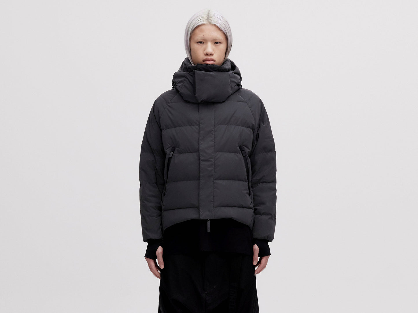 On/Off Hood O.S Down Jacket - Reflective Black