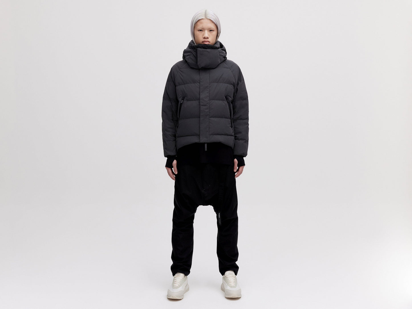 On/Off Hood O.S Down Jacket - Reflective Black