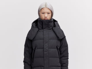 On/Off Hood O.S Down Jacket - Reflective Black