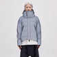 On/Off Hood O.S Down Jacket - Reflective Blue