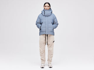 On/Off Hood O.S Down Jacket - Reflective Blue