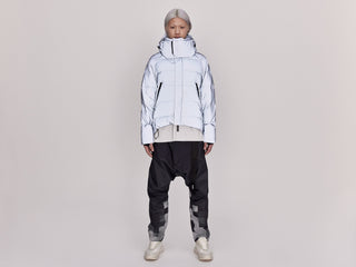On/Off Hood O.S Down Jacket - Reflective Blue