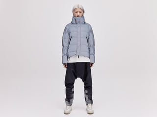 On/Off Hood O.S Down Jacket - Reflective Blue