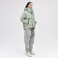 On/Off Hood O.S Down Jacket - Reflective Jade