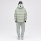 On/Off Hood O.S Down Jacket - Reflective Jade