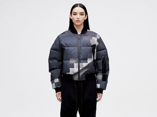 Bomber Down Jacket - Dark Pixel