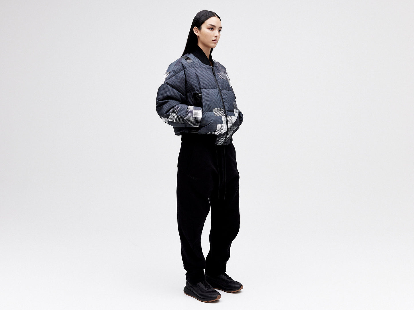 Bomber Down Jacket - Dark Pixel