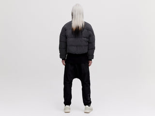 Reflective Bomber Down Jacket - Reflective Black