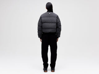 Reflective Bomber Down Jacket - Reflective Black