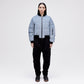 Reflective Bomber Down Jacket - Reflective Blue