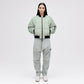 Reflective Bomber Down Jacket - Reflective Jade