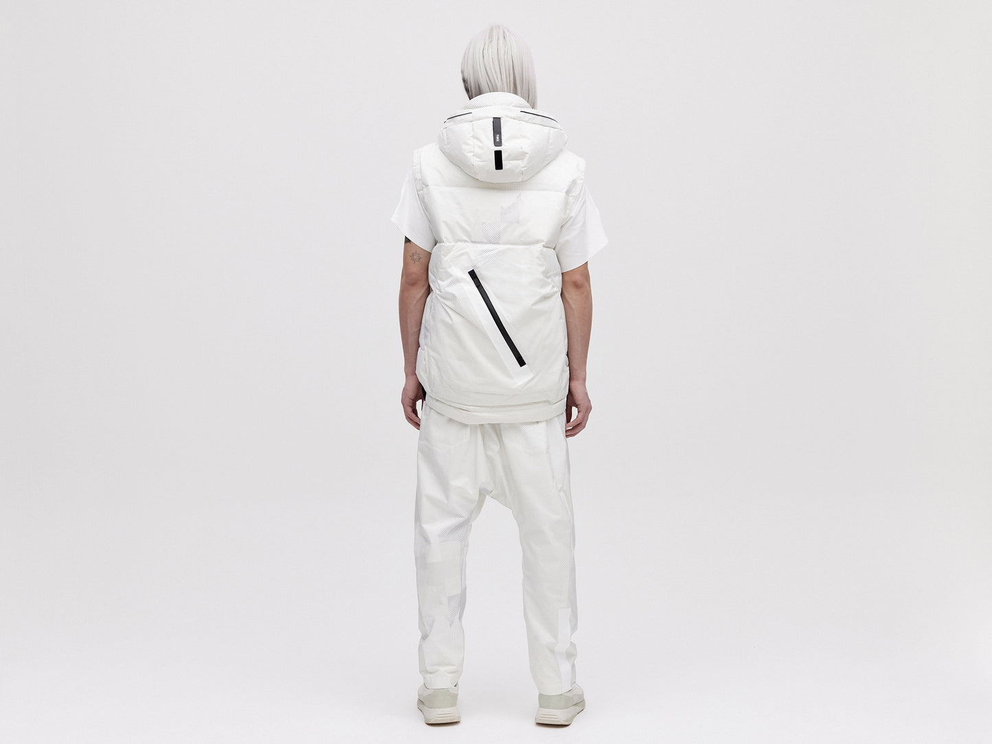 Modular Down Vest - Light Pixel