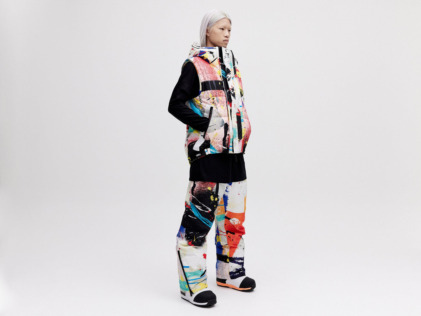 Modular Down Vest - Light Splatter