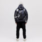 Utility Down Jacket with Backpack - Dark Pixel