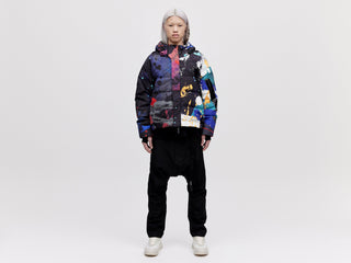 Utility Down Jacket - Dark Splatter