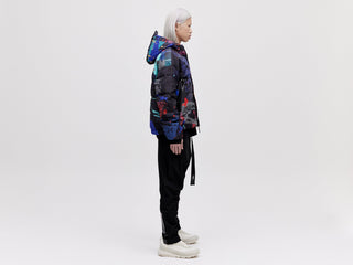 Utility Down Jacket - Dark Splatter