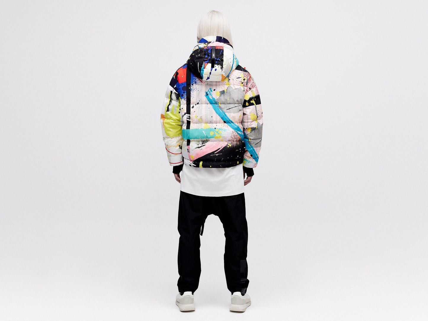 Utility Down Jacket - Light Splatter