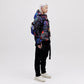 Utility Down Jacket with Backpack - Dark Splatter