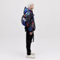 Utility Down Jacket with Backpack - Dark Splatter