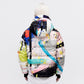 Utility Down Jacket with Backpack - Light Splatter