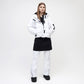 Naswa Puffer Cropped - White