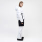 Naswa Puffer Cropped - White