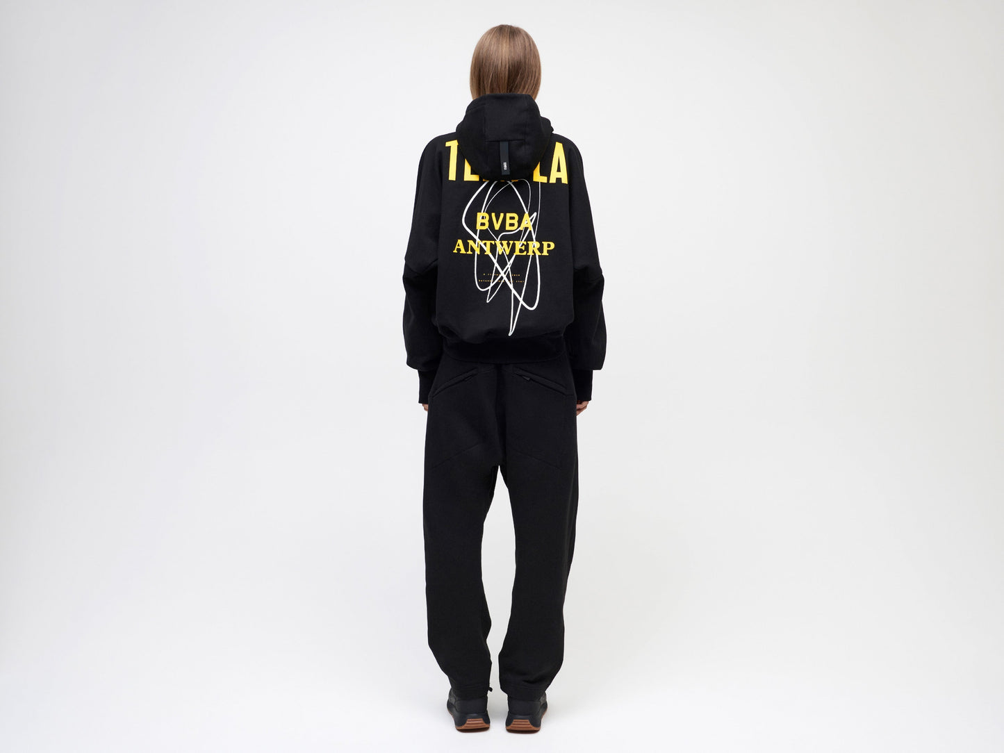 Ria Cropped Hoodie BVBA Antwerp - Black