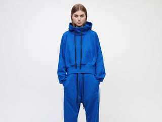 Ria Cropped Hoodie BVBA Antwerp - Blue
